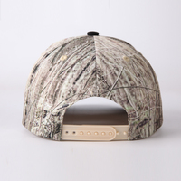 Sombrero estampado de 5 paneles personalizado al por mayor, superventas, sombrero de camuflaje para caza con patrón de árbol, sombrero de camuflaje para exteriores, gorra de béisbol de camuflaje auténtico, sombrero para niño