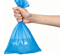 Sacs à couches jetables pour bébé 22x39cm bleus en PE, sacs à déchets pour couches sans parfum, contrôle des odeurs pour déchets d'animaux de compagnie, élimination en extérieur et en voyage