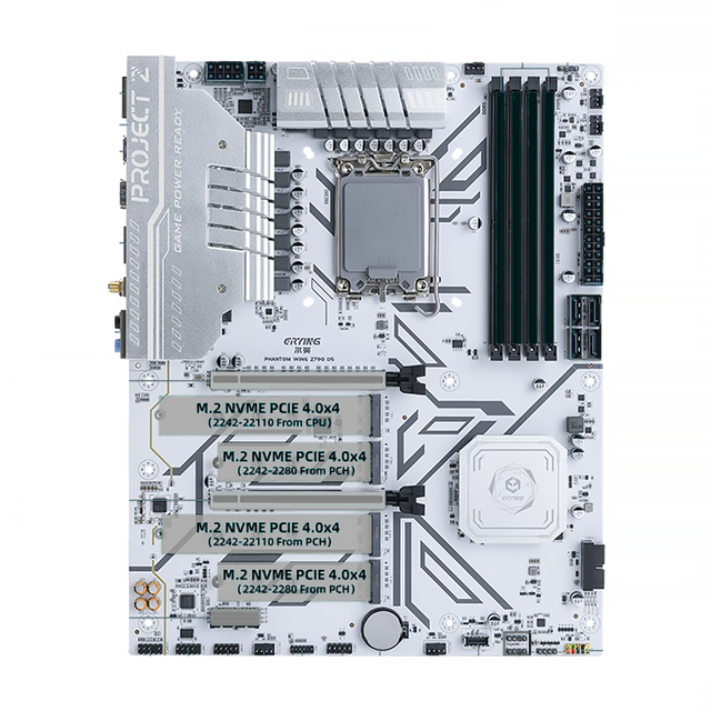 New ERYING Z790 DDR5 Gaming Motherboard WiFi 6E 2.5Gbps LGA1700 ATX ARGB Supports 14th/13th/12th Gen Intel CPU Four SATA 128 GB