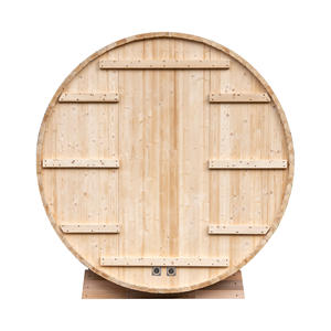 Hochwertige Rotzedern-Fasssauna-Kabine Outdoor-Saunaraum für Heim-Spa und Wellness Outdoor-Sauna für 2 Personen - Product Image 3