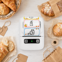 Imprimante d'étiquettes thermique portable Xprinter BX1 pour téléphone Bluetooth, 1 pouce, 2 pouces, 25 mm, 50 mm, pour petites entreprises