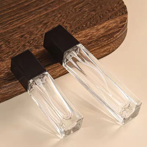 Flacons de parfum en verre carrés de 5 ml et 10 ml, petits flacons de voyage rechargeables, échantillons de parfum en spray - Product Image 2