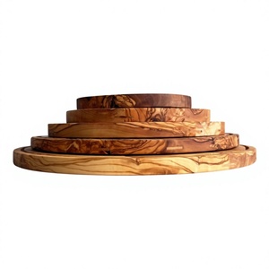 Bandeja para Servir Pizza de Madera Natural Premium, Apta para Lavavajillas, Marca AZ ENTERPRISES para Restaurantes de Carne - Product Image 5