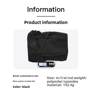 Correcteur de posture dorsal réglable, ceinture de soutien pour les épaules, coussinets de soutien pour les épaules - Product Image 6