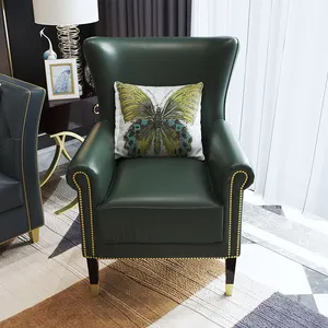 Роскошная мебель для дома и отеля, кресло-стул из микрофибры и кожи для отдыха, диван