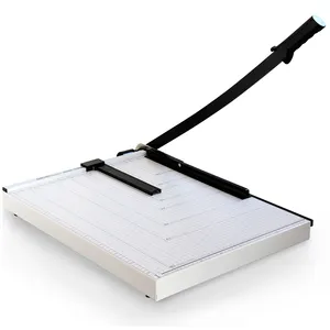 Deli 8011 Cold Rolled Steel Paper Cutter With Guiding Ruler 720*430Mm Desktop Hand Paper Cutter Trimmer Cutting Paper Photos