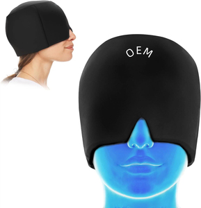Gorro Masajeador de Cabeza con Compresa de Gel Reutilizable, Gorra de Compresión para el Cuidado de los Ojos, Alivio del Dolor de Migraña, Terapia de Frío y Calor, Clase II - Product Image 1