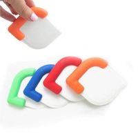 Brosse de nettoyage en silicone pour casseroles et poêles, spatule de lavage, grattoir de cuisine à lame souple