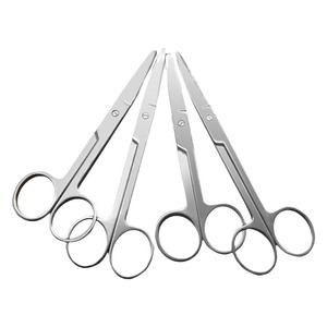 Tijeras de acero inoxidable con punta redonda para cortar cinta para párpados dobles y cinta para realce de párpados; tijeras experimentales para - Product Image 4