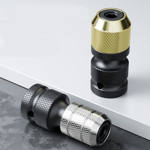 1/2 inç kare için 1/4 inç Hex cırcır soket darbe anahtarı lokma seti adaptörü anahtarı sürücü dönüştürücü hızlı bırakma araçları - Product Image 3