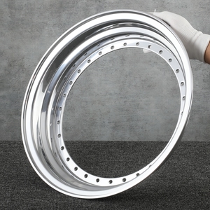 Jante 3 pièces pour bxs RS <span class=keywords><strong>RF</strong></span> RT 16 pouces 34 trous, jante extérieure polie à 3 pièces, alliage 6061-T6 - Product Image 1