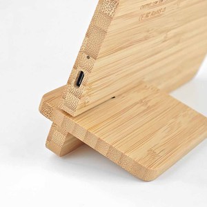 New Arrival Bamboo Wooden Picture <strong>Frame</strong> <strong>with</strong> Custom Logo Sublimation UV <strong>Printed</strong> Wireless Charger for DIY Photo Display - Product Image 6