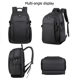 Mochila para Portátil Impermeable de Moda 2026, Nueva, para Universidad, Negocios, Viajes, Aire Libre, 15.6 Pulgadas, con Cierre - Product Image 3