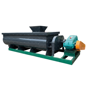 Mélangeur à palettes à double ou simple arbre Machine à briquettes de <span class=keywords><strong>charbon</strong></span> et d'argile pour mélangeur d'engrais industriel - Product Image 1