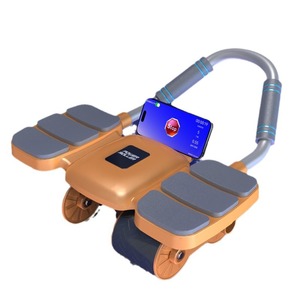 Rueda Abdominal con Seis Soportes para Codos, Cuatro Ruedas, Plástico, Unisex, Equipo de Fitness para Entrenamiento Abdominal, Uso en Casa y Oficina - Product Image 1