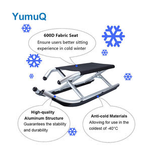 YumuQ Traîneau gonflable multifonctionnel pour entraînement, ATV, glace, <span class=keywords><strong>neige</strong></span>, pour enfants, en plastique, <span class=keywords><strong>planche</strong></span> de sauvetage - Product Image 5