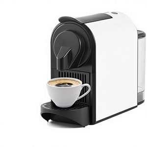 Cafetera Italiana de Cápsulas Chulikes, Espresso, Totalmente Automática, para Hogar u Oficina, Pequeña, con Molinillo Integrado, de Plástico, para Más de 15 Tazas - Product Image 1