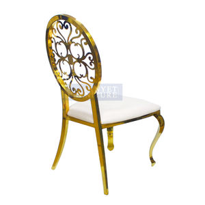 Silla de Boda de Metal Dorado de Diseño Nuevo, Estilo Real de Dubái - Product Image 2