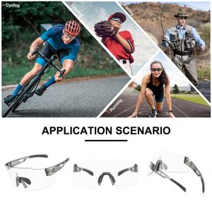 Gafas de Sol Deportivas XUNQI Fotocromáticas con Marco de PC para Ciclismo, Béisbol y Deportes al Aire Libre, Personalizables para Hombre, con Estuche - Product Image 4