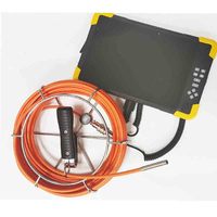 Caméra d'inspection de forage endoscopique 10 pouces 4K 8MM avec câble poussoir 20M