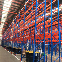 Système de rayonnage à palettes en acier anti-fuite à 5 niveaux, pour entrepôt, capacité de charge de 2000 kg