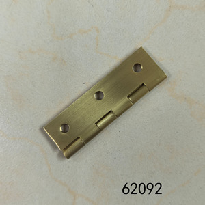 Bisagra de Puerta de Cobre 4.5-2.5*1-38*1.4mm 4 Orificios 180 Grados Uso Industrial Modelo 62092 - Product Image 2