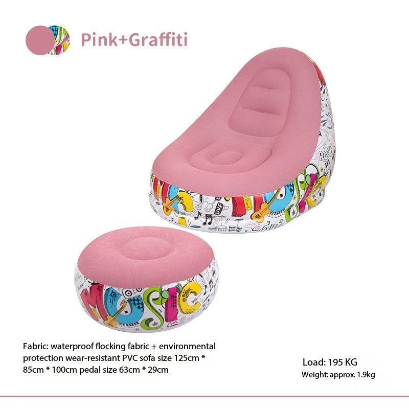 (pink graffiti) sofa pedal