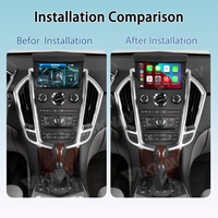 Para Cadillac SRX 2009 2010 2011 2012, Decodificador de Actualización de Pantalla de Coche OEM, Dispositivo de Interfaz, Reproductor Inalámbrico CarPlay Android Auto