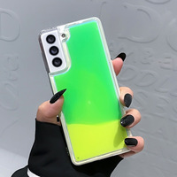 Étui lumineux Quicksand pour Samsung Galaxy S22 S21 S20 Plus Ultra S10 S10E Plus Note 20 10 A52 A72 A53 A21S, coque de sable scintillante