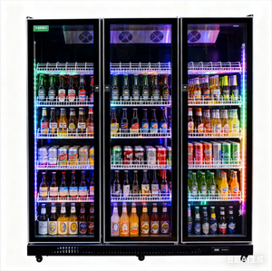Refrigerador para Cerveza, Refrigerador Comercial Vertical con Puerta de Vidrio para Tiendas de Conveniencia - Product Image 3