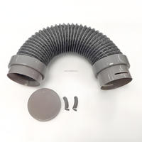 Connexion flexible matérielle de papier d'aluminium d'ABS, fin du système d'air frais de climatisation centrale
