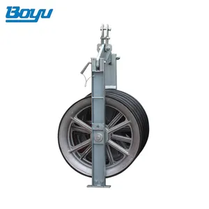 China Factory Famous Lifting Cable Pulleystringing Equipment Pulley Block Large Diameter Conductor Pulley Block