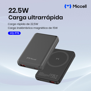 Batería Externa Portátil Miccell al por Mayor, 22,5W, Carga Rápida Magnética, Capacidades de 5000/<span class=keywords><strong>10000mAh</strong></span> para Móvil - Product Image 6