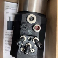 Vanne d'angle proportionnelle pneumatique en acier inoxydable avec régulateur intelligent à commande PLC (4-20mA) et raccord Tri-Clamp