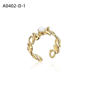 Anillo de Moda con PIEDRA NATURAL A0402 para Mujer, Joyería de Alta Calidad - Product Image 1
