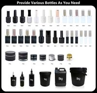 Esmalte de Uñas en Gel UV de 15 ml, OEM/ODM, Libre de TPO, HEMA y HPMA, 3000 Colores, Marca Privada, Logotipo Personalizado, Esmalte de Uñas en Gel UV LED Removible