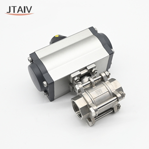 Válvula de Bola de 2 Vías JTAIV DN15-DN100 de Acero Inoxidable 304/316 de 3 Piezas con Rosca OEM de Grado Alimenticio - Product Image 3
