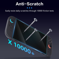 Aurey Anti-rayures Anti-empreintes digitales Anti-reflet HD Film trempé Protecteur d'écran en verre pour Nintendo Switch 2