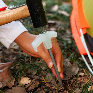 Ensemble de piquets de tente robustes pour l'extérieur, conçus pour pénétrer le sol dur - Product Image 6