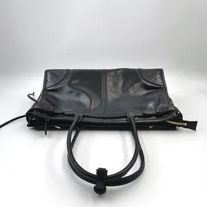 Hongli Business Shoulder Purse Custom Large Leather Handbag For Women