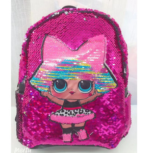 2020 più nuovo shiny glitter Carino Unicorn Zaino Sacchetti Sacchetto di Scuola del fumetto insieme per i bambini delle ragazze - Product Image 5