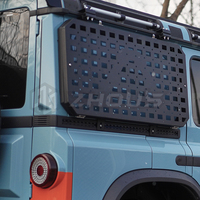 Zhous Design 4X4 Offroad en alliage d'aluminium Kit de plaque de panneau Molle d'expansion de fenêtre latérale de voiture pour Ineos Grenadier
