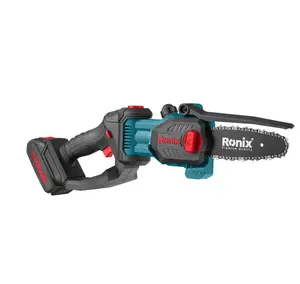 Ronix haute qualité 8600 2.0Ah 150mm 3800 tr/min scie à chaîne sans fil 20V vente chaude Mini scie à chaîne électrique avec longue poignée