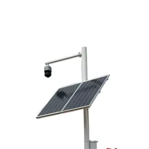 Impermeabile all'aperto IP66 100wh Kit solare impermeabile palo di montaggio pannello solare sistema di energia solare per CCTV