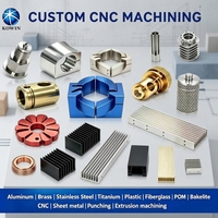 Pièces de rechange UPS en alliage d'aluminium PEEK 6082 7075 sur mesure, usinage CNC de précision 5 axes, composants de machines OEM