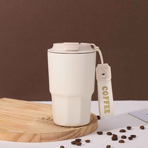 Stainless Steel Tumbler Vacuum <b>Flask</b> With Lid Minimalist Design For Travel 12-24 Hours Thermal Insulation - Product Image 6
