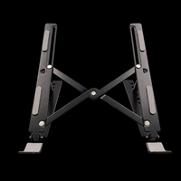 Support de refroidissement pour tablette PC, base de refroidissement pliable et réglable, modèle portable ultra-transparent