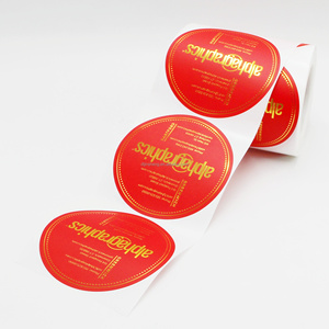 Adesivi per imballaggio etichetta rotonda da 3 pollici personalizza adesivi etichetta con Logo stampato in lamina d'oro <span class=keywords><strong>grazie</strong></span> adesivo per le piccole imprese - Product Image 2