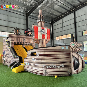 Château gonflable de bateau de pirate bon marché utilisé bonne maison de rebond de PVC à vendre - Product Image 3