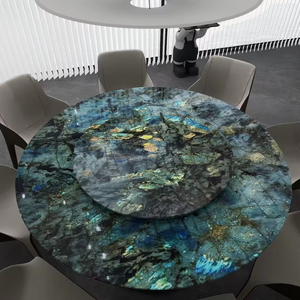Hot Selling Brazilian Natural Granito Blue <strong>Granite</strong> Blue Labradorite <strong>Granite</strong> <strong>Slab</strong> for Luxury Dining Table Top - Product Image 4